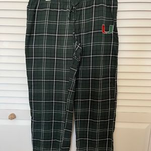 Miami Hurricanes Flannel Pants XL